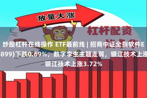 炒股杠杆在线操作 ETF最前线 | 招商中证全指软件ETF(159899)下跌0.69%，数字孪生主题走弱，银江技术上涨3.72%