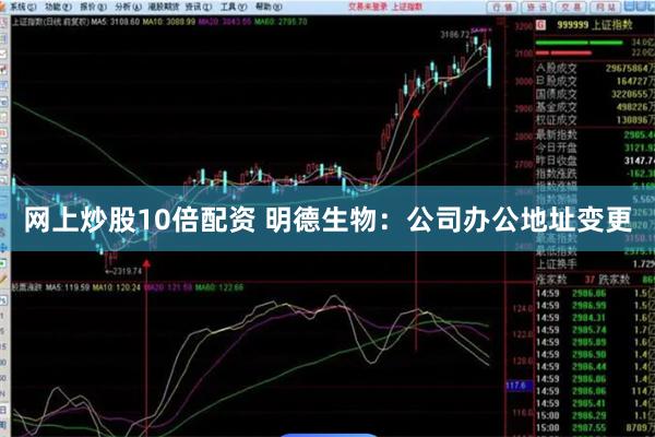 网上炒股10倍配资 明德生物：公司办公地址变更