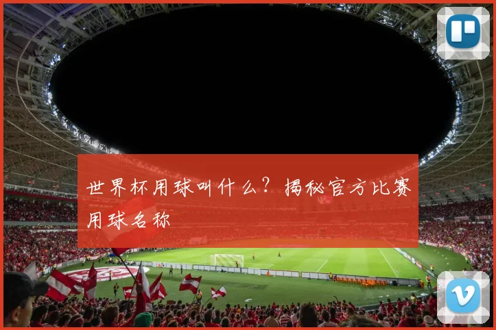 世界杯用球叫什么？揭秘官方比赛用球名称