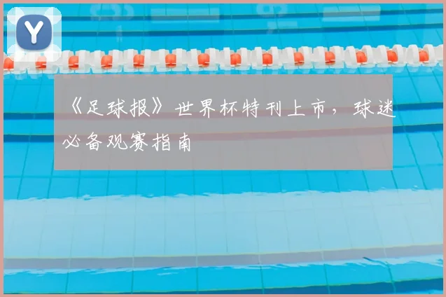 《足球报》世界杯特刊上市，球迷必备观赛指南