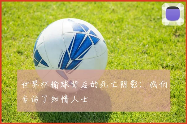 世界杯输球背后的死亡阴影:我们专访了知情人士